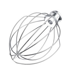 6-Wire Whip Whisk Beater Mixer Stainless Steel Silver For KitchenAid K5AWW KSM90 6-Wire Whip Whisk Beater Mixer Stainless Steel Silver For KitchenAid K5AWW KSM90