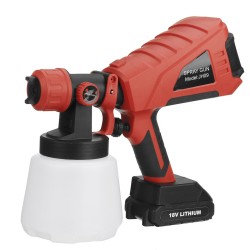 600W 18V 1000ML Electric Paint Sprayer Guns Household Paint Sprayer Machine W/ 1/2pcs Battery 600W 18V 1000ML Electric Paint Sprayer Guns Household Paint Sprayer Machine W/ 1/2pcs Battery