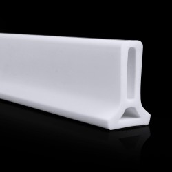 60CM-1M Silicone Flexible Bathroom Kitchen Water Stopper Barrier Retaining Strip Tools Kit 60CM-1M Silicone Flexible Bathroom Kitchen Water Stopper Barrier Retaining Strip Tools Kit