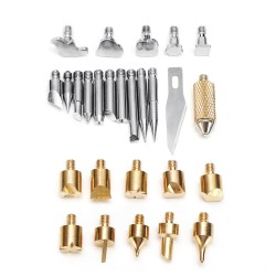 60PCS 60W 110V Wood Burning Pen Set Tips Stencil Solder Iron Tool Pyrography Crafts Kit 60PCS 60W 110V Wood Burning Pen Set Tips Stencil Solder Iron Tool Pyrography Crafts Kit
