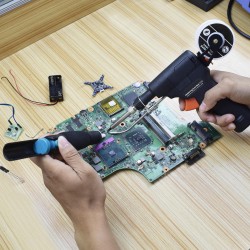 60W Automatically Send Tin Solder Iron 260-480℃ Adjustable Temperature Rework Station EU Plug/US Plug with Sunction Pump & Solder Wire 60W Automatically Send Tin Solder Iron 260-480℃ Adjustable Temperature Rework Station EU Plug/US Plug with Sunction Pump & Solder Wire