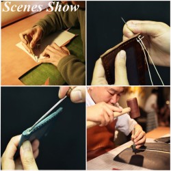 61Pcs Leather Craft Tool Kit Hand Sewing Stitching Punch Carving Saddle Edger 61Pcs Leather Craft Tool Kit Hand Sewing Stitching Punch Carving Saddle Edger