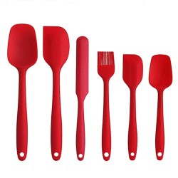 6PCS Non-Stick Rubber Spatula Set Heat-Resistant Spatula Kitchen Utensils Set Tools Kit 6PCS Non-Stick Rubber Spatula Set Heat-Resistant Spatula Kitchen Utensils Set Tools Kit