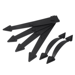 6Pcs Magnetic Decorative Garage Door Accents Set Hardware Couch Carriage Accents Faux Hinges Handles Curb Appeal Decor Kit 6Pcs Magnetic Decorative Garage Door Accents Set Hardware Couch Carriage Accents Faux Hinges Handles Curb Appeal Decor Kit