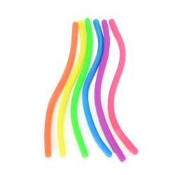 6Pcs TPR Colorful Stretchy String Fidget Gadget Anxiety Relief Reduce Stress Gadget 6Pcs TPR Colorful Stretchy String Fidget Gadget Anxiety Relief Reduce Stress Gadget