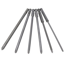6pcs 150mm Screwdriver Bit 1/4 Inch Magnetic Long Hex Cross Head Screwdriver Bit Set 6pcs 150mm Screwdriver Bit 1/4 Inch Magnetic Long Hex Cross Head Screwdriver Bit Set