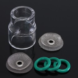 6pcs TIG Welding Torch Gas Lens Kit Glass Pyrex Cup For WP-9 & WP-17 6pcs TIG Welding Torch Gas Lens Kit Glass Pyrex Cup For WP-9 & WP-17