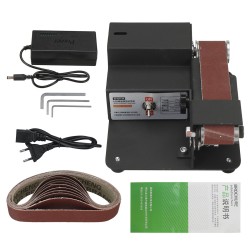 7 Speed Mini Electric Belt Sander Multi-function Mini Belt Machine Grinding Wheel Household Mini Fixed Angle Grinding Machine 7 Speed Mini Electric Belt Sander Multi-function Mini Belt Machine Grinding Wheel Household Mini Fixed Angle Grinding Machine