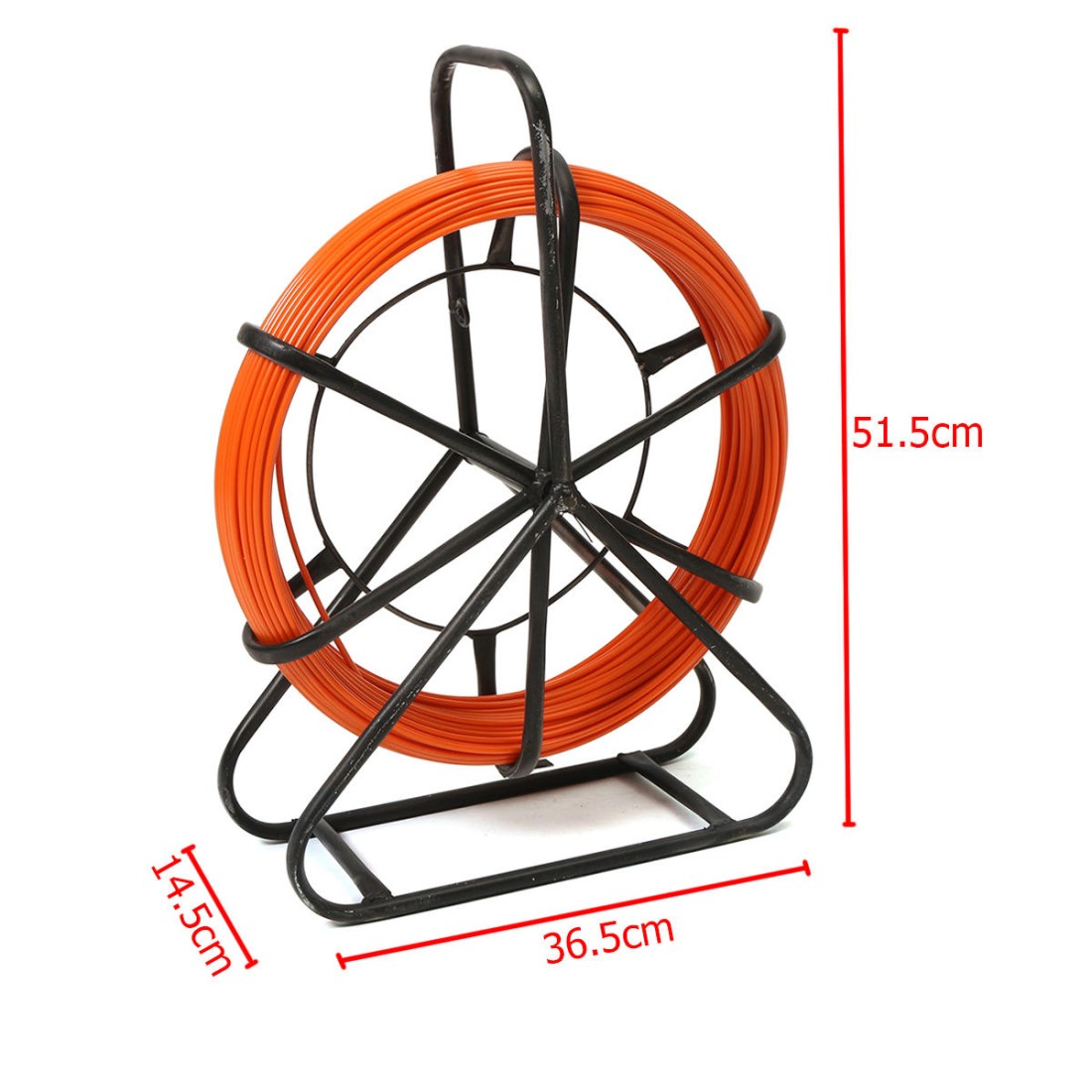 70M 4.5mm Fiber Glass Rodder Tape Cable Running Rod Wire Puller Push ...