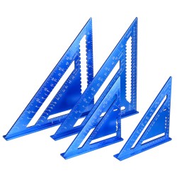 7inch/12inch Aluminum Alloy Speed Quick Roofing Rafter Angle Triangle Ruler Woodwork Tool 7inch/12inch Aluminum Alloy Speed Quick Roofing Rafter Angle Triangle Ruler Woodwork Tool