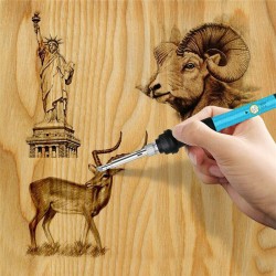 71Pcs 110V 220V 60W Wood Burning Pen Set Stencil Soldering Tips Tools Pyrography Kit 71Pcs 110V 220V 60W Wood Burning Pen Set Stencil Soldering Tips Tools Pyrography Kit