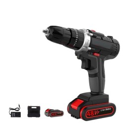 7500mAh 2 Speed Electric Drill 25+3 Torque Power Driver Drills Multi-function Rechargeable Hand Drill With 1 Or 2 Li-ion Battery 7500mAh 2 Speed Electric Drill 25+3 Torque Power Driver Drills Multi-function Rechargeable Hand Drill With 1 Or 2 Li-ion Battery