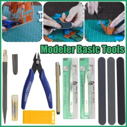 7Pcs DIY Gundam Modeler Basic Tools Set Craft Hobby Building Model Grinding For Gundam 7Pcs DIY Gundam Modeler Basic Tools Set Craft Hobby Building Model Grinding For Gundam