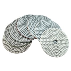 7pcs 5 Inch 50-3000 Grit Diamond Polishing Pad Sanding Disc for Marble Concrete Granite Glass 7pcs 5 Inch 50-3000 Grit Diamond Polishing Pad Sanding Disc for Marble Concrete Granite Glass