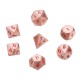 7pcs Heavy Metal Polyhedral Dices DnD RPG SET w/ Bag