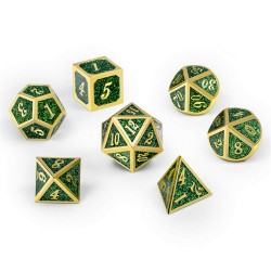 7pcs Polyhedral Dice kirsite Dice Set Heavy Duty Dices For Role Playing Game Dice Set