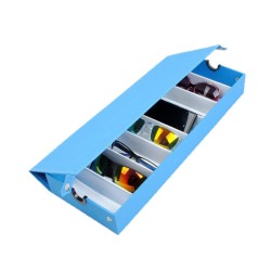 8 Grids Eyeglasses Sun Glassess Glasses Storage Box Display Tray Jewelry Showing Case 8 Grids Eyeglasses Sun Glassess Glasses Storage Box Display Tray Jewelry Showing Case