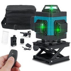 8/12/16 Lines Green Laser Level 3D Horizontal And Vertical Self-Leveling Remote Control Indoor And Outdoor 8/12/16 Lines Green Laser Level 3D Horizontal And Vertical Self-Leveling Remote Control Indoor And Outdoor