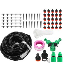 8/20/30/40m Garden Automatic Drip Irrigation Set Adjustable DIY Irrigation Kit 8/20/30/40m Garden Automatic Drip Irrigation Set Adjustable DIY Irrigation Kit