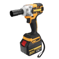 88V 15000mAh Electric Brushless Impact Wrench DIY Cordless Drive with Li-Ion Battery & Charger 88V 15000mAh Electric Brushless Impact Wrench DIY Cordless Drive with Li-Ion Battery & Charger