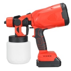 88VF 1000W 800ml Electric Spray Guns Cordless Rechargeable Spray Guns Applicator Home Improvement Craft DIY For Makiita Battery 88VF 1000W 800ml Electric Spray Guns Cordless Rechargeable Spray Guns Applicator Home Improvement Craft DIY For Makiita Battery