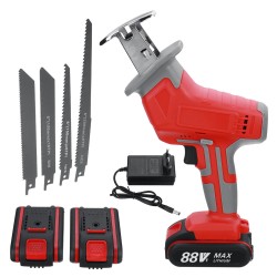 88VF 3000RPM Rechargeable Electric Saw Branches Metal Wood Sawing Cutting Tool 88VF 3000RPM Rechargeable Electric Saw Branches Metal Wood Sawing Cutting Tool