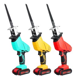 88VF Cordless Electric Reciprocating Saw W/ 4 Blades & 1or2 Battery for Worx Woodworking Wood Cutting Tool 88VF Cordless Electric Reciprocating Saw W/ 4 Blades & 1or2 Battery for Worx Woodworking Wood Cutting Tool