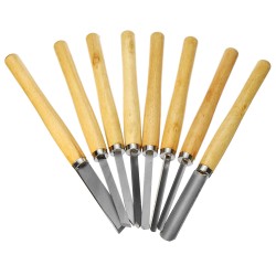 8Pcs Wood Carving Tool Set Craft DIY Woodworking Handwork Hand Chisel Kit 8Pcs Wood Carving Tool Set Craft DIY Woodworking Handwork Hand Chisel Kit