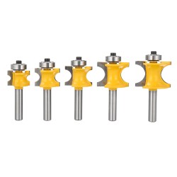 8mm Shank Round Over Router Bit 1/4 to 5/8 Inch Woodworking Edging Router Chisel Groove Cutter 8mm Shank Round Over Router Bit 1/4 to 5/8 Inch Woodworking Edging Router Chisel Groove Cutter