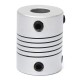 8mm x 8mm Aluminum Flexible Shaft Coupling OD19mm x L25mm CNC Stepper Motor Coupler Connector