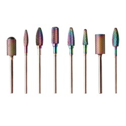 8pcs 3/32 Inch Electric Nail Drill Bits Tungsten Steel Alloy Gel Removal Manicure Tool 8pcs 3/32 Inch Electric Nail Drill Bits Tungsten Steel Alloy Gel Removal Manicure Tool