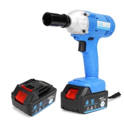 96V Electric Cordless Wrench 320nm High Torque Driver Tool W/ 2 Lithium Battery 96V Electric Cordless Wrench 320nm High Torque Driver Tool W/ 2 Lithium Battery