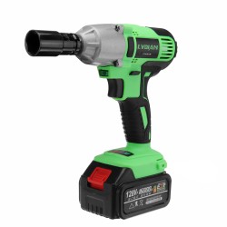 98/128/188VF Brushless Cordless Impact Wrench Drill LED Light Li-Ion Battery Electric Impact Wrench