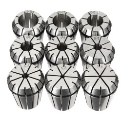 9pcs 2-20mm ER32 Precision Spring Collet for CNC Milling Lathe Tool 9pcs 2-20mm ER32 Precision Spring Collet for CNC Milling Lathe Tool