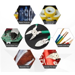 5/6/7 Inch Diagonal Pliers Chrome Vanadium Steel Stripper Wire Pliers Insulated High Torque Circuit Repair Hand Tool 5/6/7 Inch Diagonal Pliers Chrome Vanadium Steel Stripper Wire Pliers Insulated High Torque Circuit Repair Hand Tool