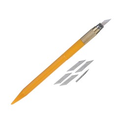 AK-5 Rubber Wood Carving 160x9mm Carving Tool with 30 Replaceable Blades AK-5 Rubber Wood Carving 160x9mm Carving Tool with 30 Replaceable Blades