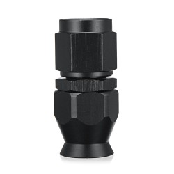 AN-6 Straight Stealth Black Fuel Hose Pipes Fittings AN6 Connector AN-6 Straight Stealth Black Fuel Hose Pipes Fittings AN6 Connector