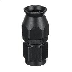 AN-6 Straight Stealth Black Fuel Hose Pipes Fittings AN6 Connector AN-6 Straight Stealth Black Fuel Hose Pipes Fittings AN6 Connector