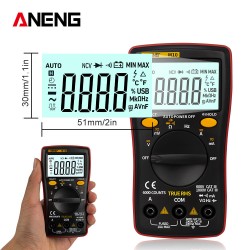 M10 6000 Counts Digital Multimeter AC/DC Ammeter Voltmeter Ohm Meter Tester Capacitor Buzzer Multimetro Test M10 6000 Counts Digital Multimeter AC/DC Ammeter Voltmeter Ohm Meter Tester Capacitor Buzzer Multimetro Test