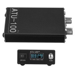 ATU-100 PRO 1.8Mhz-30Mhz OLED Display Automatic Antenna Tuner Built-in Battery for 10W to 100W Shortwave Radio Station ATU-100 PRO 1.8Mhz-30Mhz OLED Display Automatic Antenna Tuner Built-in Battery for 10W to 100W Shortwave Radio Station