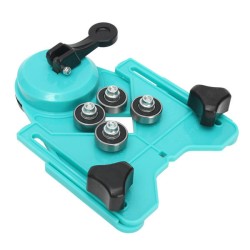 Adjustable 4mm-80mm Diamond Drill Bit Hole Saw Cutter Guide Sucker Base Locator