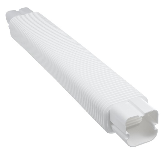 Air Conditioning PVC Decorative Tube Flat Bend Soft Hose Duct Slot Pipes System Pipes Fittings