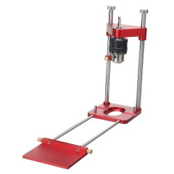 All Aluminum Alloy Adjustable Woodworking Drill Locator Pro Auto Line Drill Guide Puncher Mini Bench Drill Press Precise Positioning Tools Hole Drill All Aluminum Alloy Adjustable Woodworking Drill Locator Pro Auto Line Drill Guide Puncher Mini Bench Drill Press Precise Positioning Tools Hole Drill