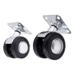 Alloy Wheel 1.5 Inch 2 Inch Furniture Sofa Caster Swivel Chair Wheels Replacement Alloy Wheel 1.5 Inch 2 Inch Furniture Sofa Caster Swivel Chair Wheels Replacement