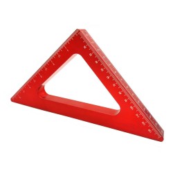 Aluminum Alloy 45 Degree Angle Ruler Inch Metric Triangle Ruler Carpenter Workshop Woodworking Square Measuring Tools Aluminum Alloy 45 Degree Angle Ruler Inch Metric Triangle Ruler Carpenter Workshop Woodworking Square Measuring Tools
