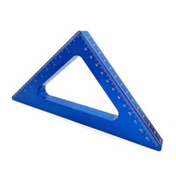 Aluminum Alloy 45 Degree Angle Ruler Inch Metric Triangle Ruler Carpenter Workshop Woodworking Square Measuring Tools Aluminum Alloy 45 Degree Angle Ruler Inch Metric Triangle Ruler Carpenter Workshop Woodworking Square Measuring Tools