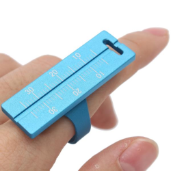 Aluminum Alloy Plamer Finger Ruler Measurement Tool Ring Ruler Measuring Instrument Aluminum Alloy Plamer Finger Ruler Measurement Tool Ring Ruler Measuring Instrument
