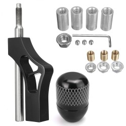 Aluminum Gear Extender Adjustable Car Shifter Lever Shift Knob For Honda Civic Integra CRX B16 B18 B20 Aluminum Gear Extender Adjustable Car Shifter Lever Shift Knob For Honda Civic Integra CRX B16 B18 B20