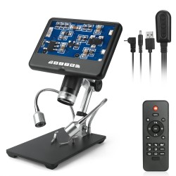 AD207 7 inch 3D Digital Microscope Soldering Tool for Phone/PCB/SMD Repair with Image Rotate Function AD207 7 inch 3D Digital Microscope Soldering Tool for Phone/PCB/SMD Repair with Image Rotate Function