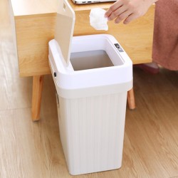 Automatic Intelligent Sensor Trash Bin Household Living Room Kitchen Bedroom Bathroom Trash Plastic Bin Automatic Intelligent Sensor Trash Bin Household Living Room Kitchen Bedroom Bathroom Trash Plastic Bin